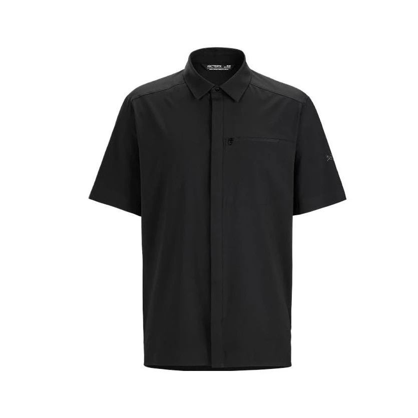 始祖鸟衬衫SKYLINE SS SHIRT 透气短袖衬衣单排扣商务 男款