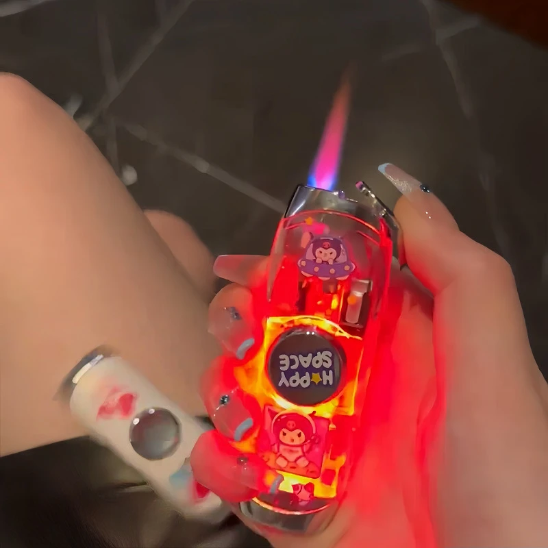 【网红爆款】创意陀螺打火机防风炫酷彩灯便携高颜值送礼送男友礼物