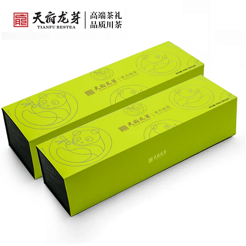 TIANFU BESTEA/天府龙芽雀舌早春高端绿茶90g*2盒