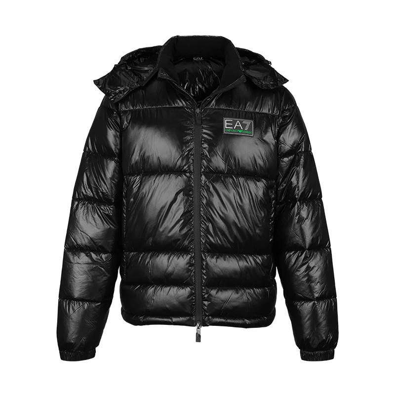 Emporio Armani/安普里奥·阿玛尼男士时尚保暖冬季连帽棉服12280