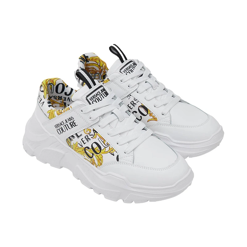 VERSACE/范思哲黑色潮流厚底防滑时尚透气男士休闲鞋11986