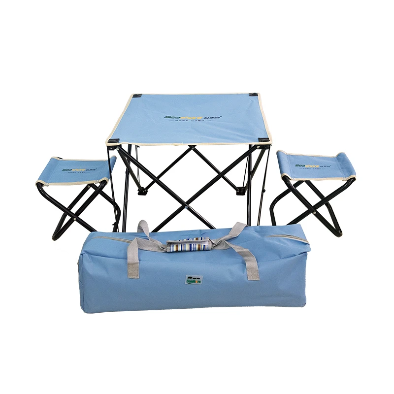纵贯线 户外折叠桌椅套装 组合便携式烧烤露营餐桌 4件套 ST-11