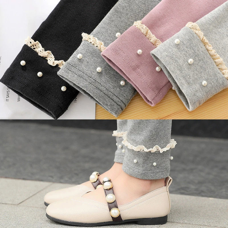 女童春秋款打底裤2025年新款儿童洋气秋装长裤子薄款宝宝春季