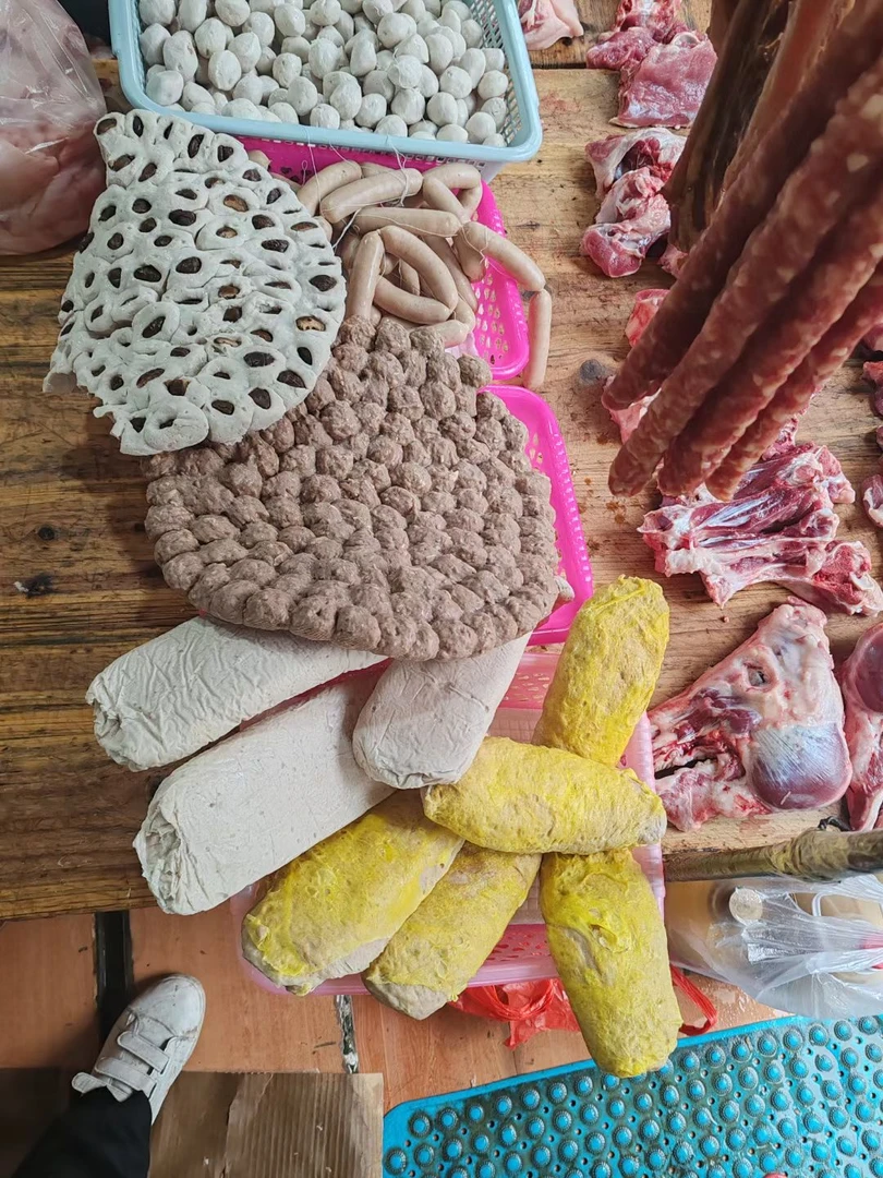 客家特产猪肉丸，春卷，牛筋丸，艾卷