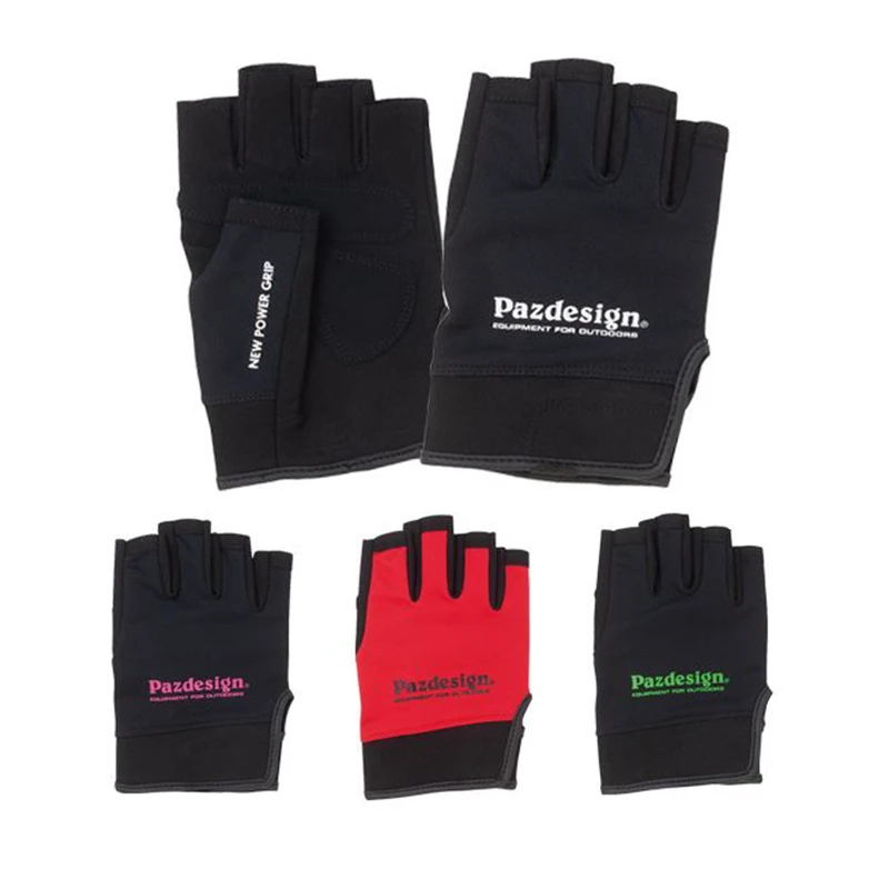 派质 Pazdesign钓鱼手套夏季防滑防臭透气拉饵专业路亚装备漏指套