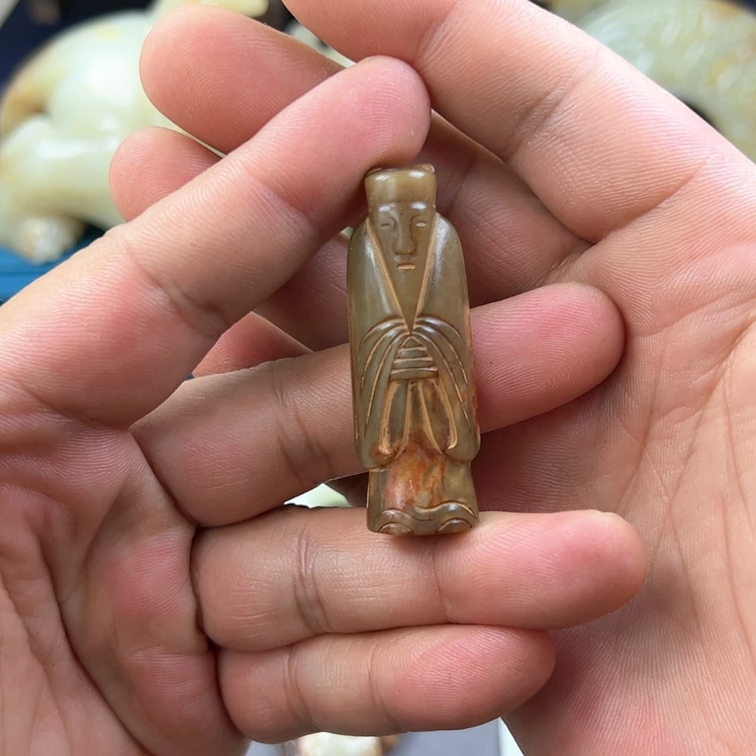 和田玉（糖玉）挂件未镶嵌