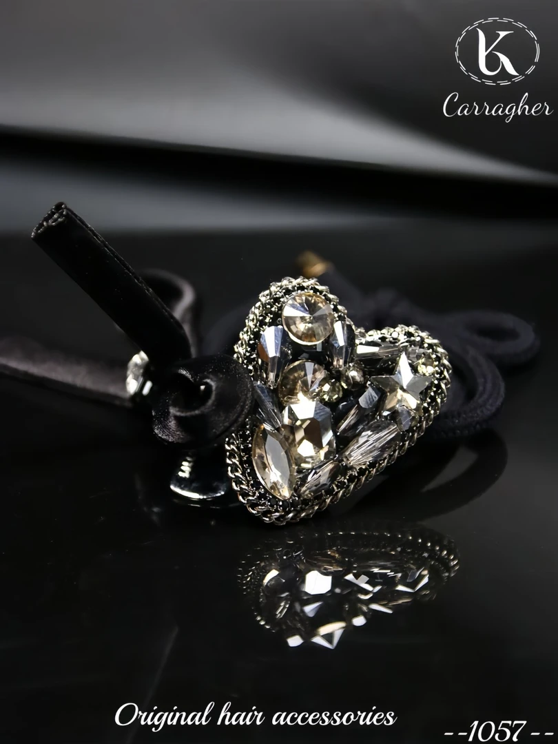 008卡拉格原创设计款发绳（月色心晨）气质轻奢时尚百搭头绳2005