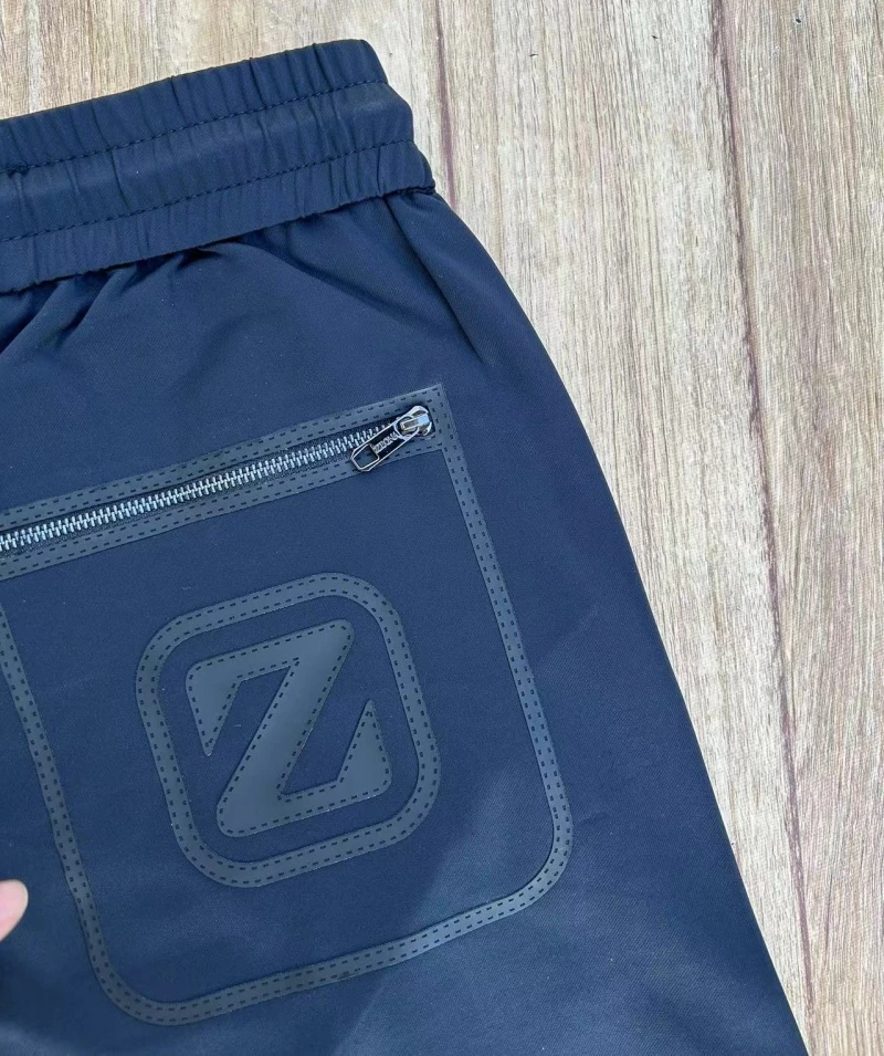 199-夏季薄款商务休闲Z拉链，平口裤，丝滑弹力，松紧腰BILL MAHER