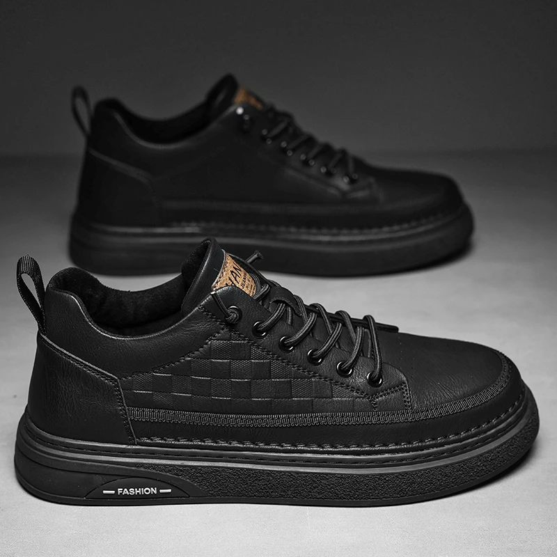 夏季潮流百搭透气男士鞋子真皮休闲鞋男正装皮鞋增高鞋 2024 新隐