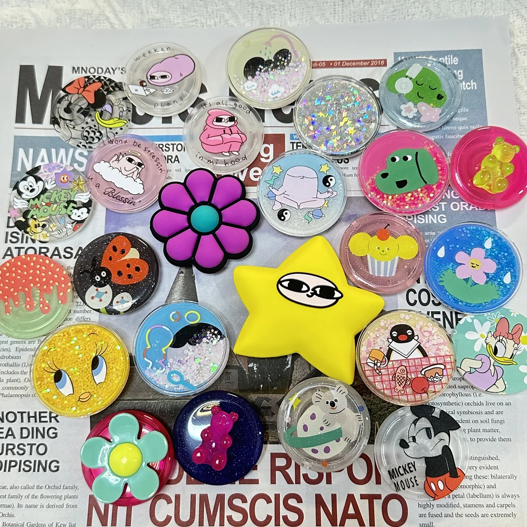 【泡泡S通用帽】可替换帽手机气囊支架底座这贴卡通便携多功能创意