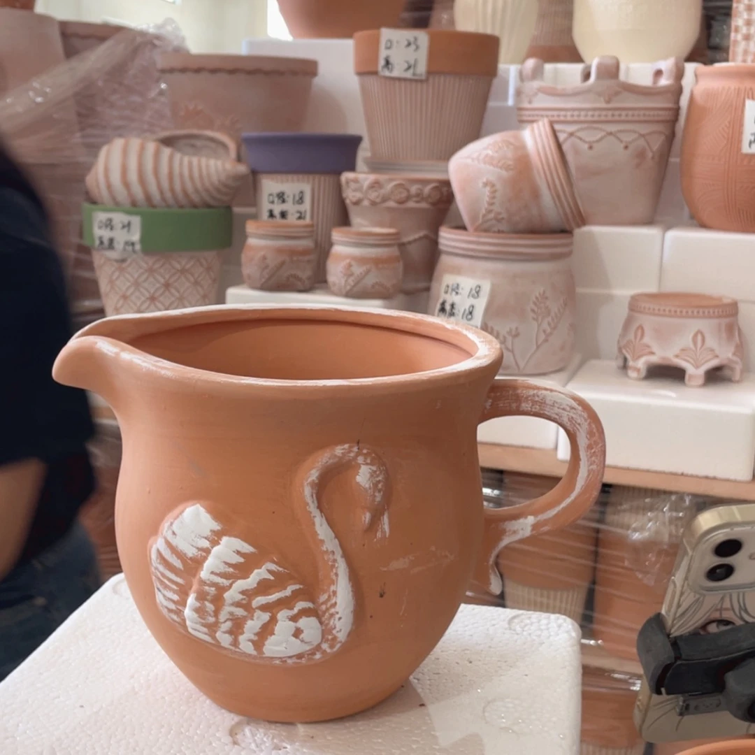 【闪购商品】红陶20CM（含）-50CM（不含）擦白天鹅17,-16