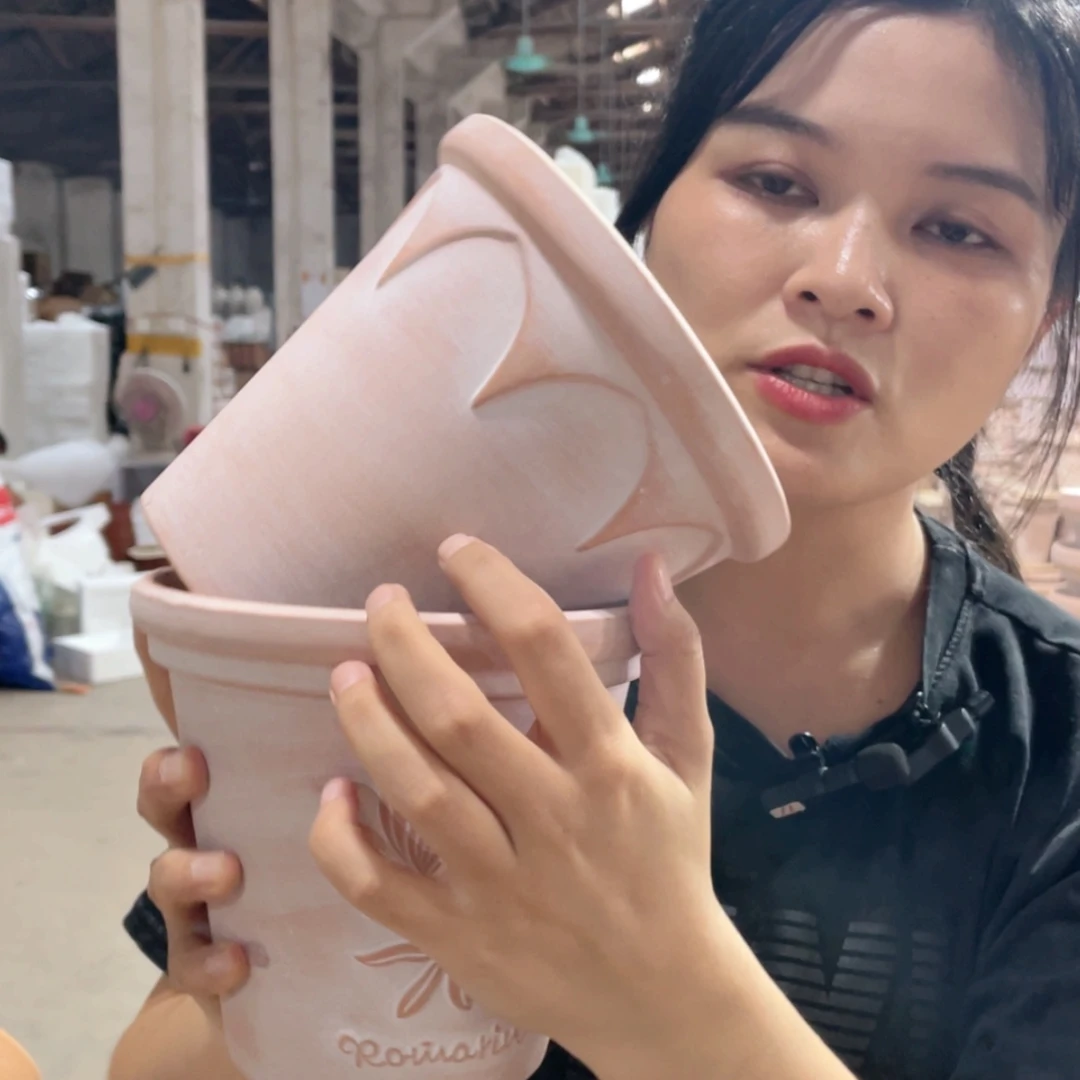 【闪购商品】红陶20CM以下复古香草加皇冠各一16-14