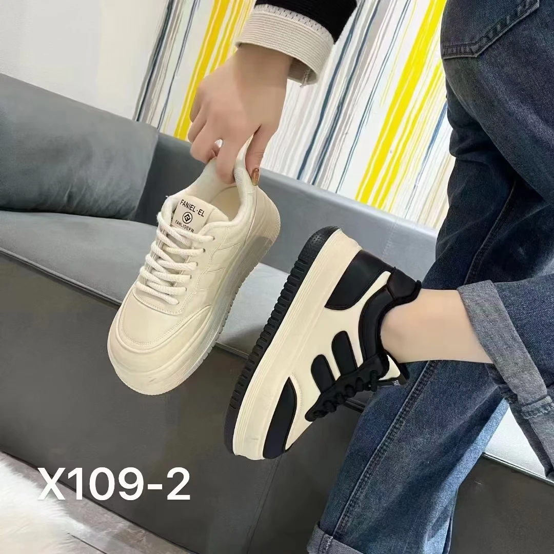 【超哥夫妇】X109-2面包鞋松糕厚底韩版女鞋2023秋冬加绒韩版百搭