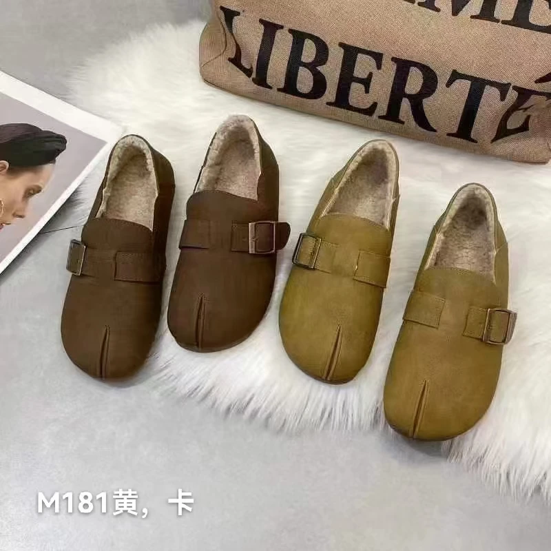【超哥夫妇】M181一脚蹬勃肯鞋女2023新款软底豆豆鞋单鞋