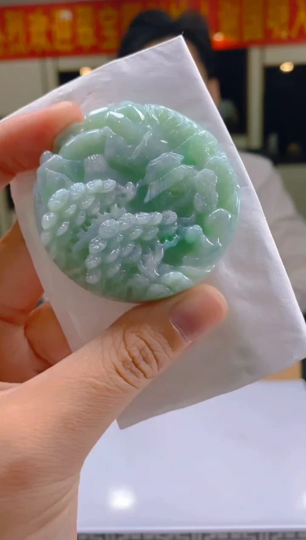 【闪购商品】定制翡翠未镶嵌XX翡翠吊坠HZ00035