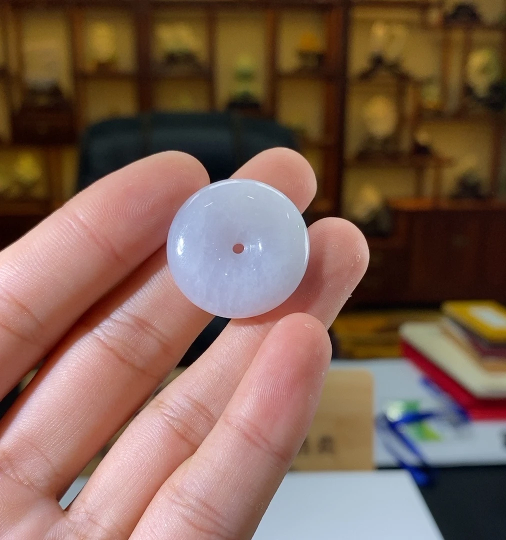 翡翠天然A货 XX平安扣LZFMH2