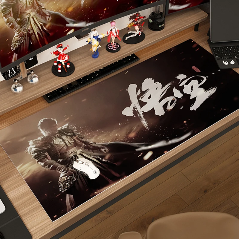黑神话悟空超大鼠标垫电脑办公桌垫键盘垫游戏电竞周边防水宿舍垫