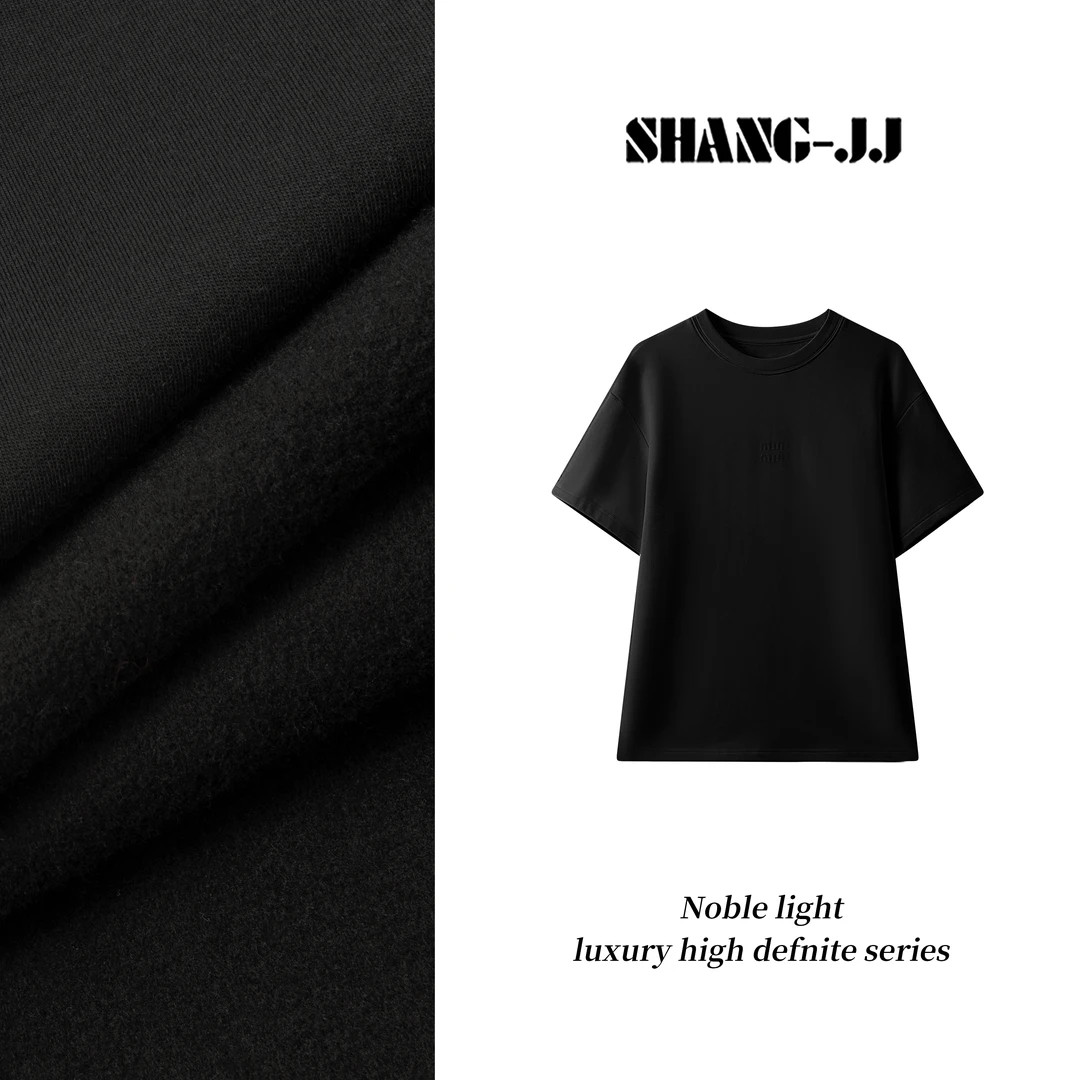 SHANG-JJ【松弛打底】优质长绒棉精梳工艺肌理感上衣q133033p