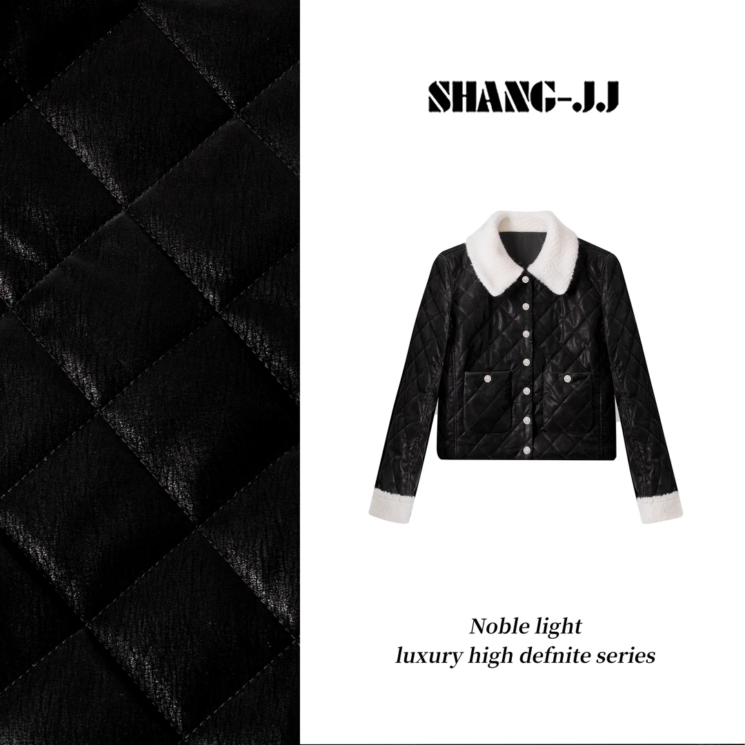 SHANG-JJ【轻奢香风】一件过冬没问题！！高密颗粒羊毛外套q133314p