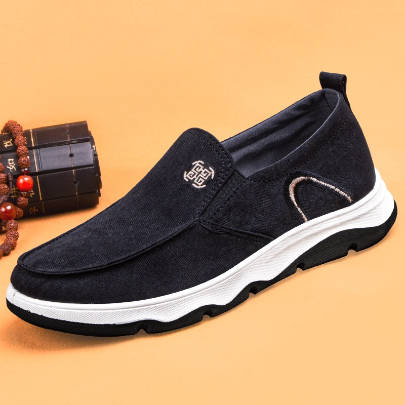 四季爆款男士休闲帆布鞋时尚百搭双色软底软面帆布鞋老北京休闲鞋