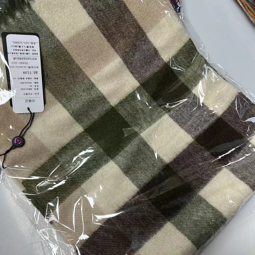 英国单爱丁堡绵羊毛格围巾秋冬保暖百搭男女通用英伦格围巾 118-3