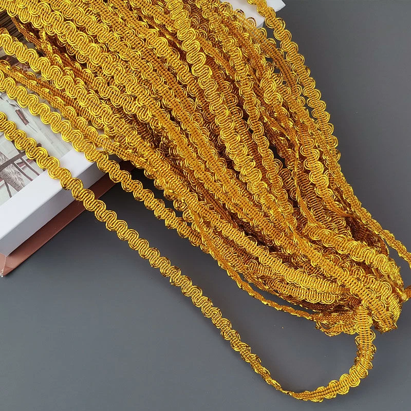 【3条包邮】C1波浪花边手工DIY细小花边辅助料镶边条（一条价格）