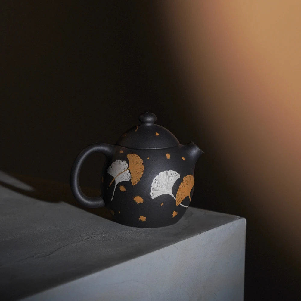 《预售》树见造物×三廖堂丨《银杏龙蛋》紫砂 茶壶