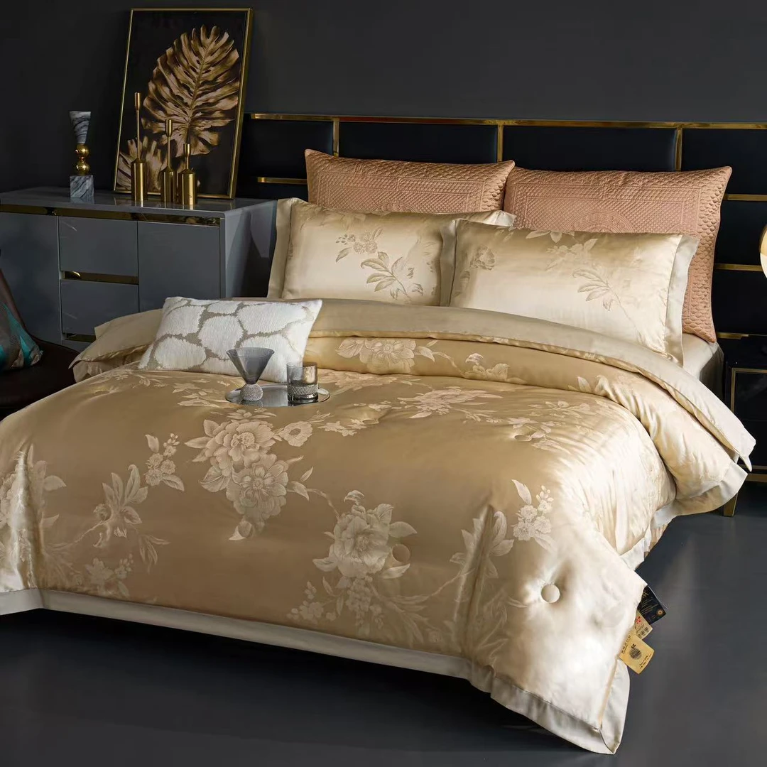 【盛世皇廷 被子】2x2.3米 A类贡缎高端双人加厚秋冬被子