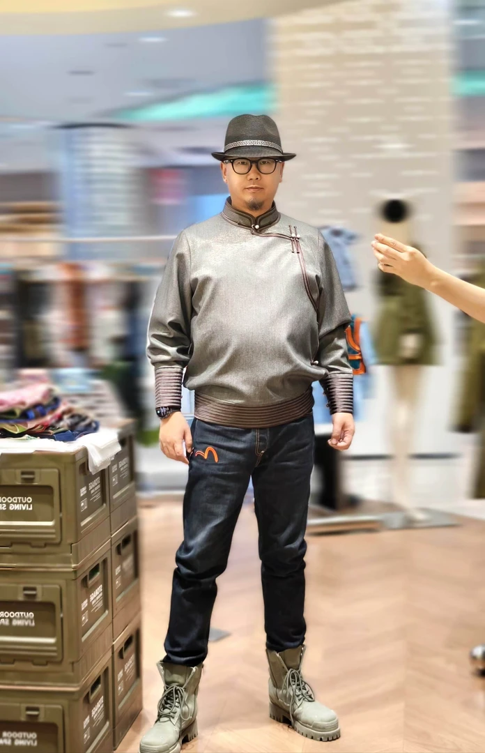 民族风立领男士夹克外套时尚设计长袖休闲秋冬新款