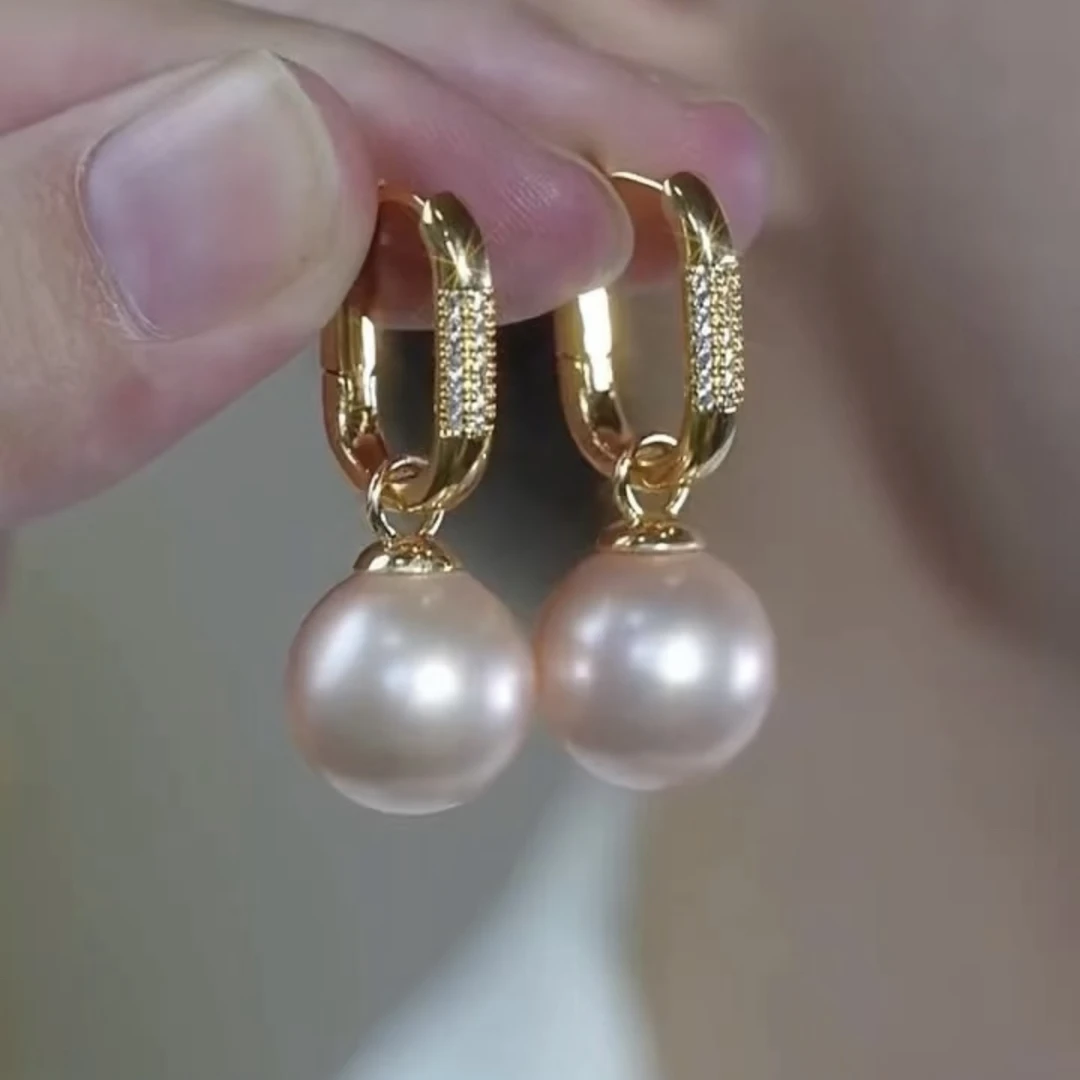 铜合金耳饰 新款轻奢【气质佳人】简约优雅气质耳扣0180