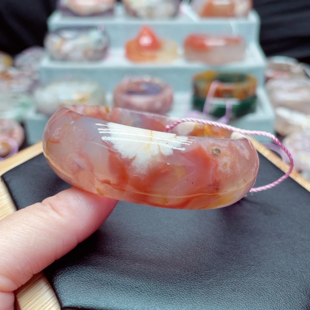 【闪购商品】玛瑙/玉髓手镯未镶嵌黄*1