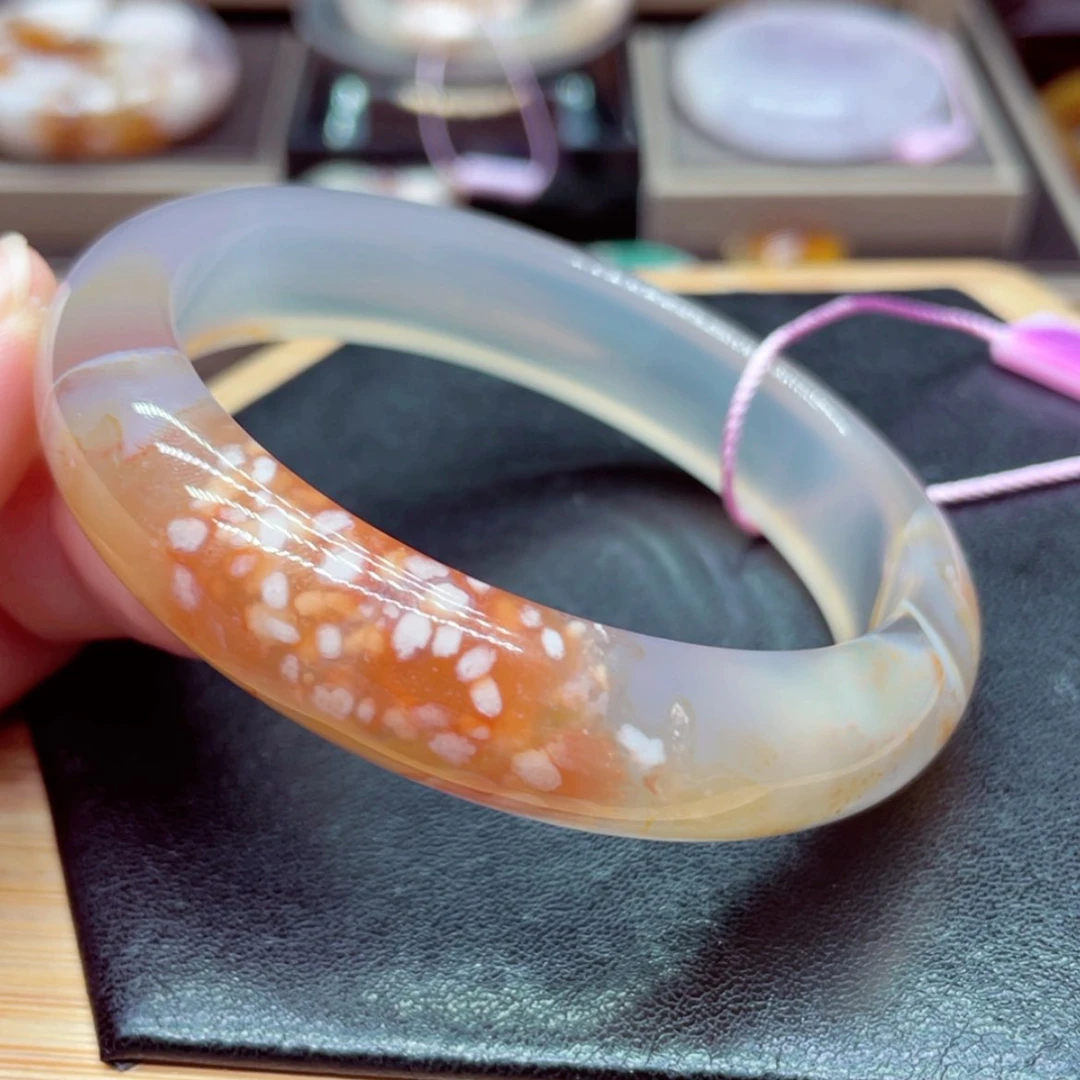 【闪购商品】玛瑙/玉髓手镯未镶嵌D****d手镯7