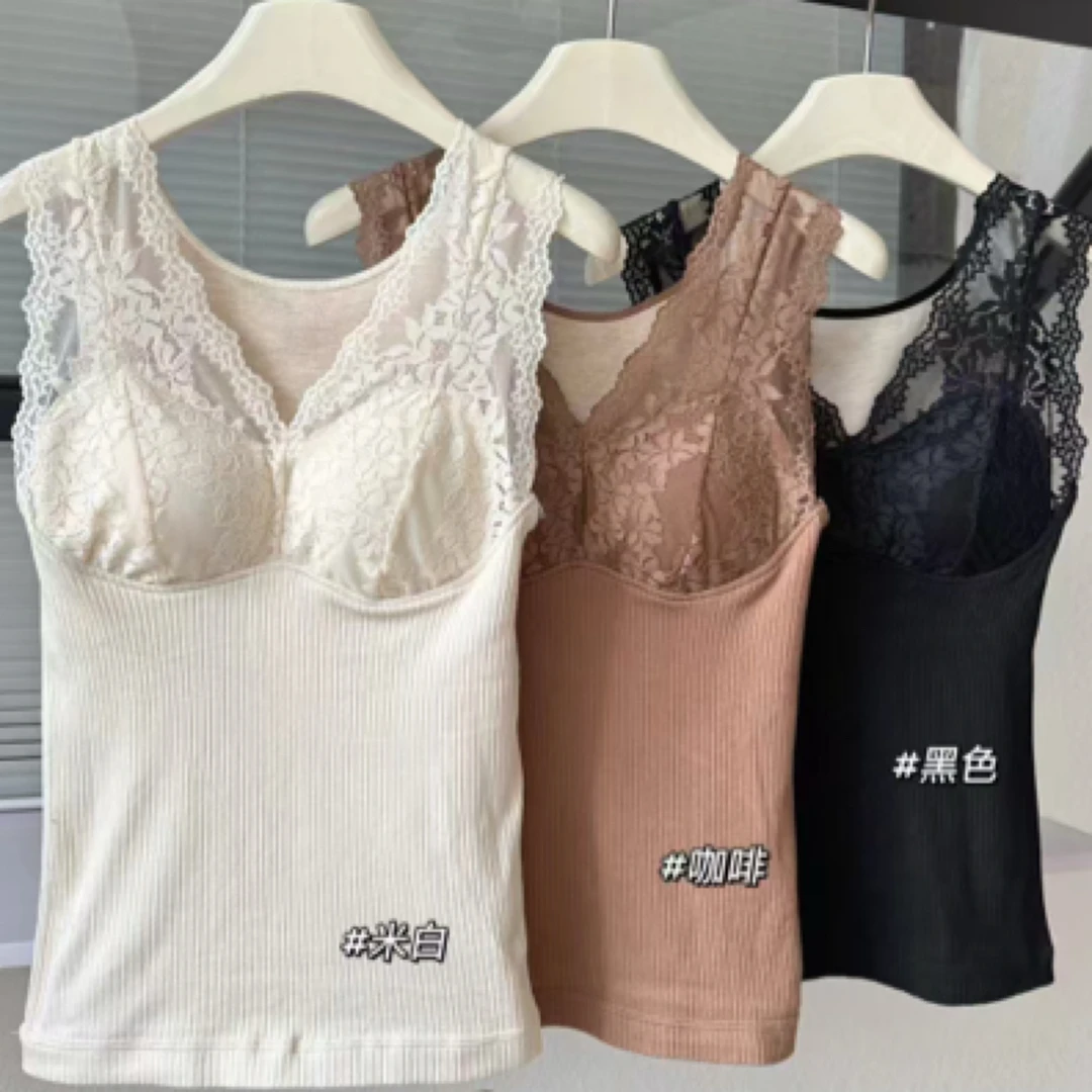 5706款加绒无袖背心垫子可取背心女无吊牌80-160大胸胖姐妹不适合