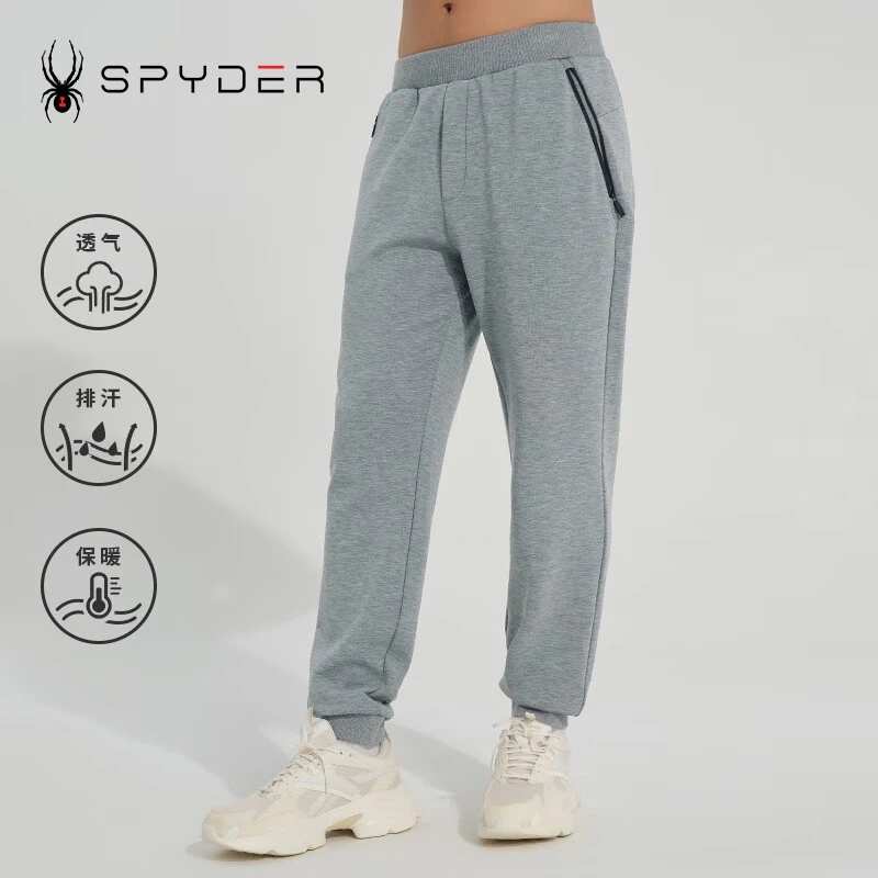 SPYDER新品男子户外保暖休闲裤SKI LIFE运动宽松秋冬裤子23MR523M