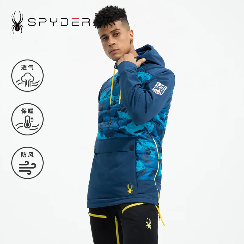 (Z)SPYDER蜘蛛雪服秋冬男子SKI系列防水防风滑雪服棉服20UF205M