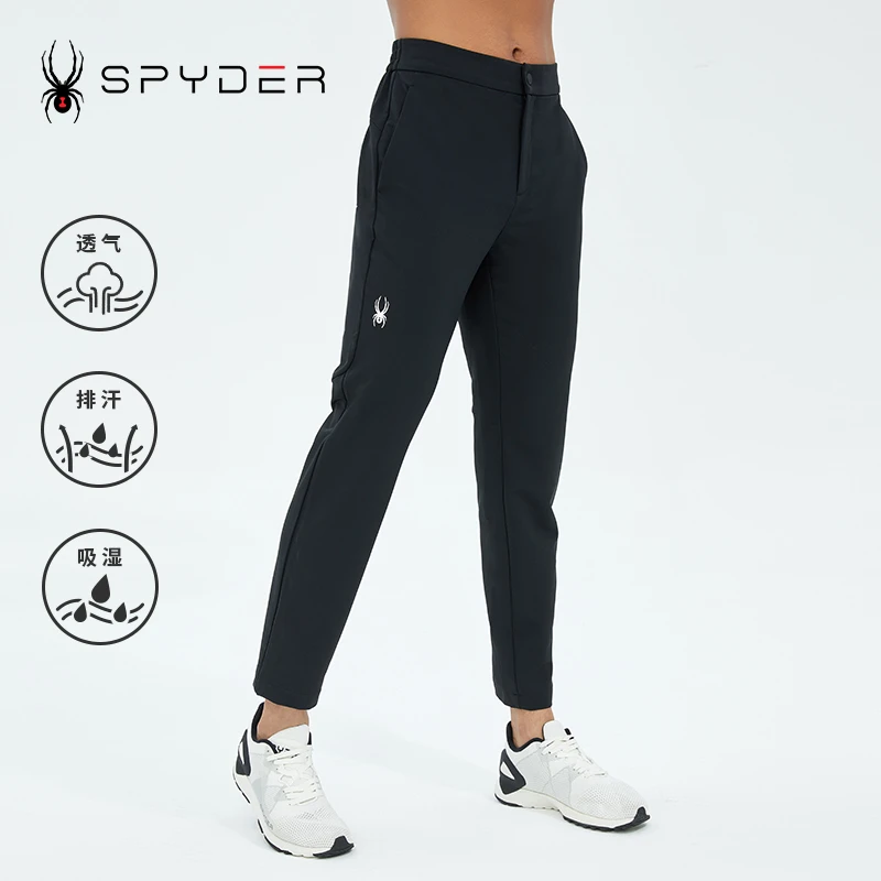 SPYDER 蜘蛛雪服秋冬男子TRAINING系列基础百搭梭织长裤 21MF501M