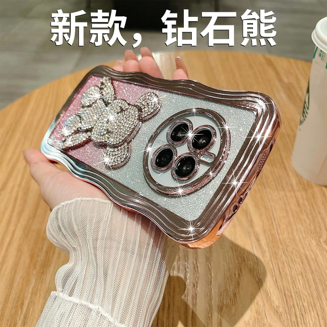 华为mate40防摔手机壳mate50镶钻mate30pro网红p60/p50软壳nova9