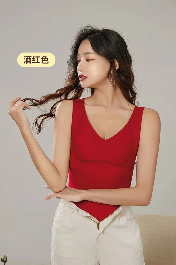 深圳霞姐-秋冬新款时尚定制大码全罩杯背心内衣微胖福音美背