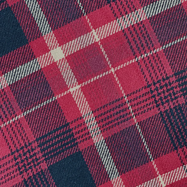 酒红纯棉格子布料色织斜纹棉老粗布全棉100棉布料床单被套