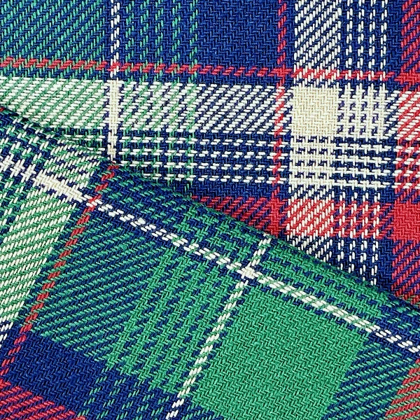 红绿纯棉格子布料色织斜纹棉老粗布全棉100棉布料床单被套