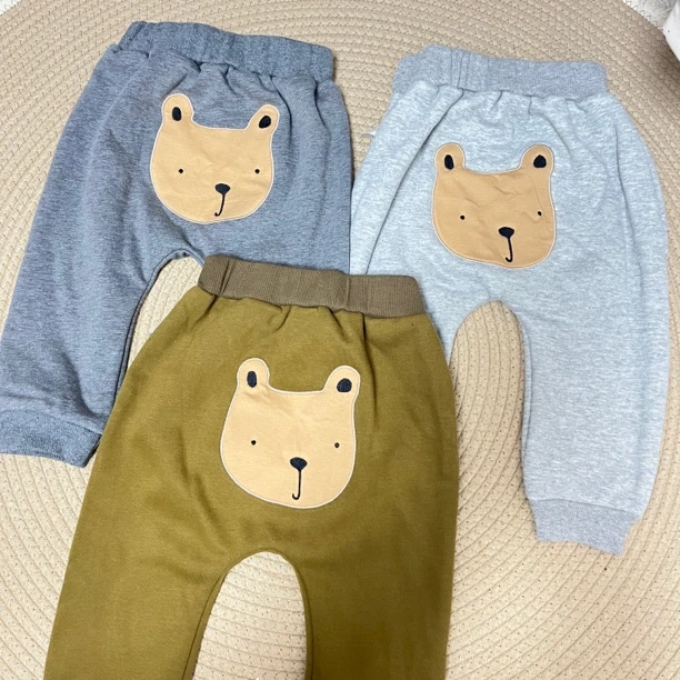 ·3.14·p 熊加绒大屁屁裤·婴童秋冬加绒大屁屁裤婴幼儿外穿休闲