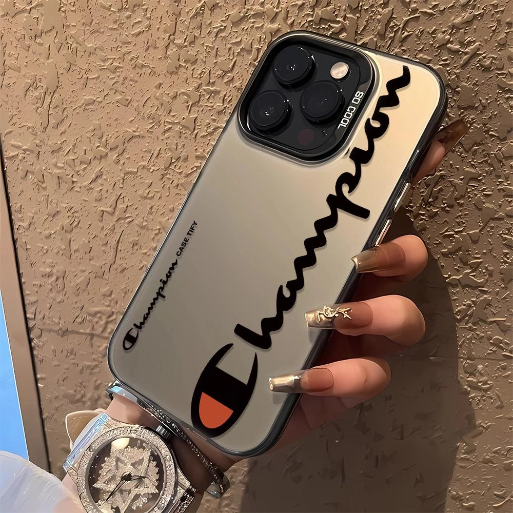 冠军英文iphone苹果15手机壳14promax磨砂13硬15pro网红12/11