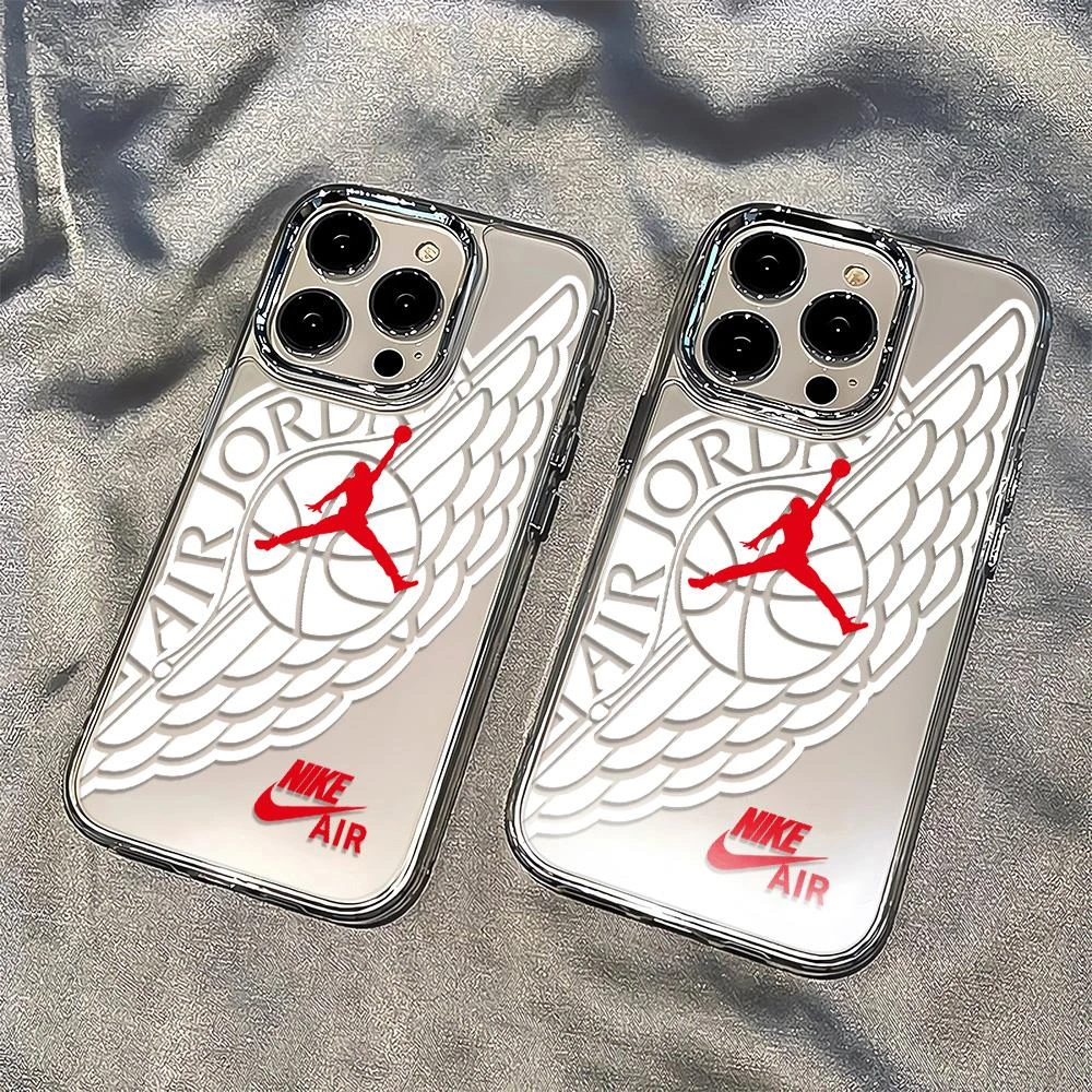 潮牌乔丹金属按键iPhone13promax手机壳苹果14pro全包12女11