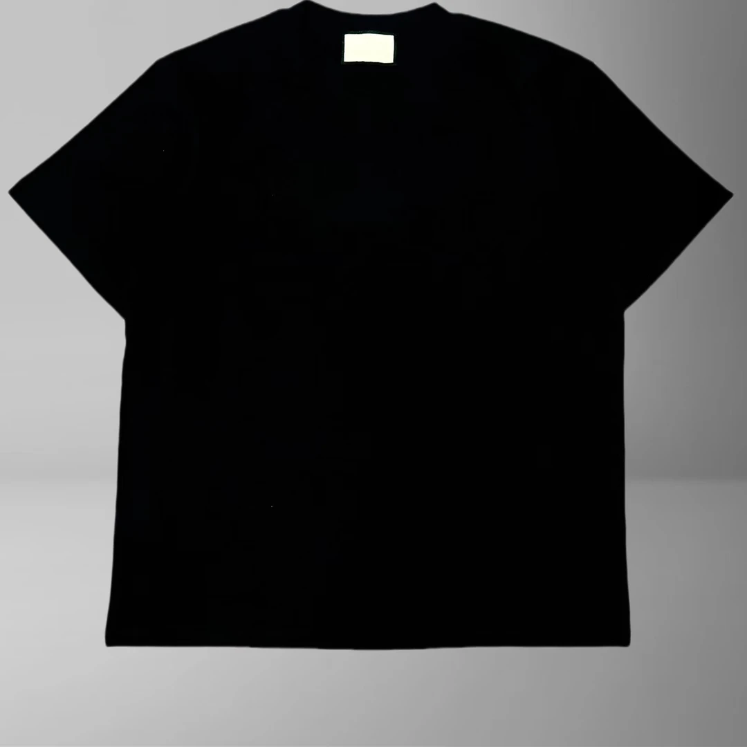 【34号链接-克字满天星】短袖夏季宽松圆领纯棉设计师轻奢百搭8176