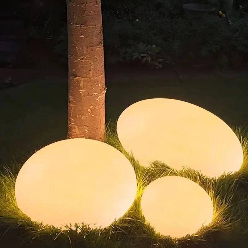 充电户外防水太阳能客厅创意简约圆球灯装饰庭院景观灯发光月亮灯