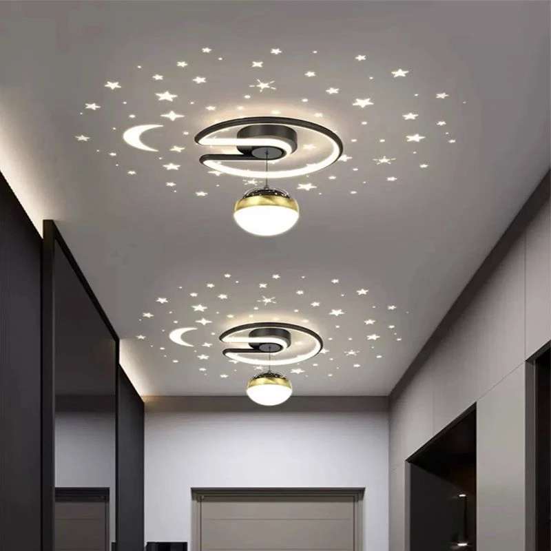 家用吸顶灯走廊玄关入户楼梯衣帽间网红星空走廊灯过道灯