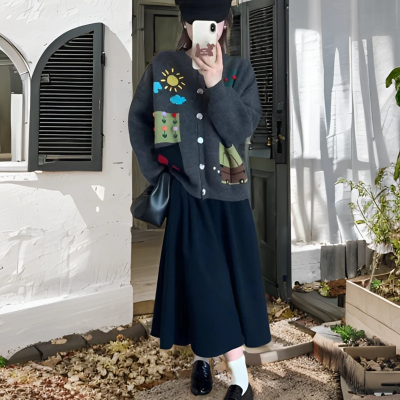 小城堡气质百搭显瘦针织减龄秋冬春秋复古拼接秋季马甲女款外穿