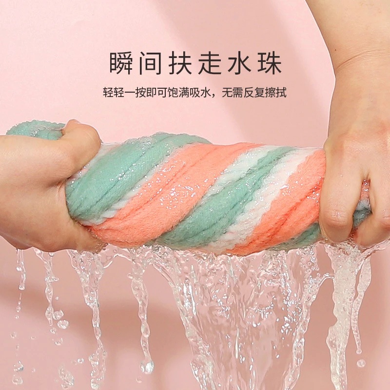 双层加厚网红干发帽女超强吸水免吹速干洗头包头巾擦头发毛巾浴帽