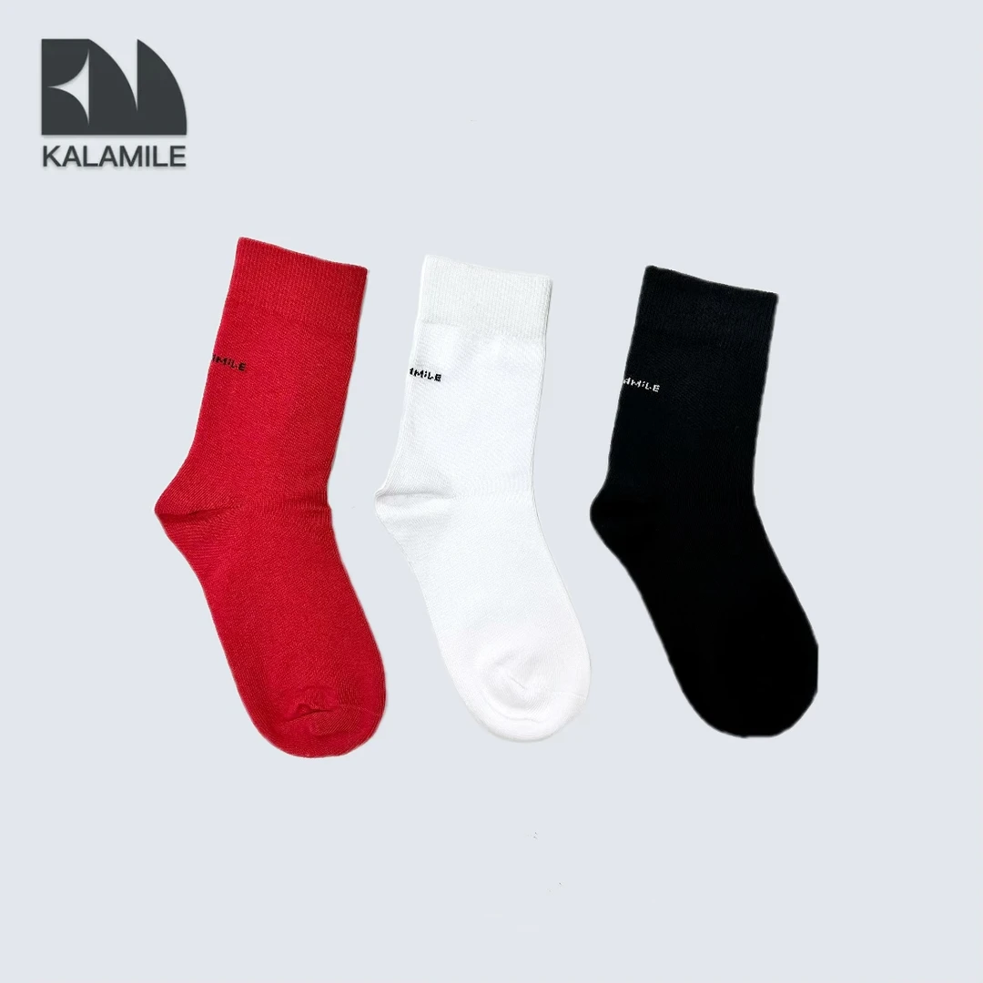 KALAMILE儿童三色百搭长筒袜