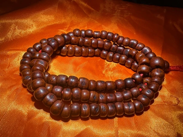 古朴凤眼菩提子念珠藏族手持佛珠油润包浆